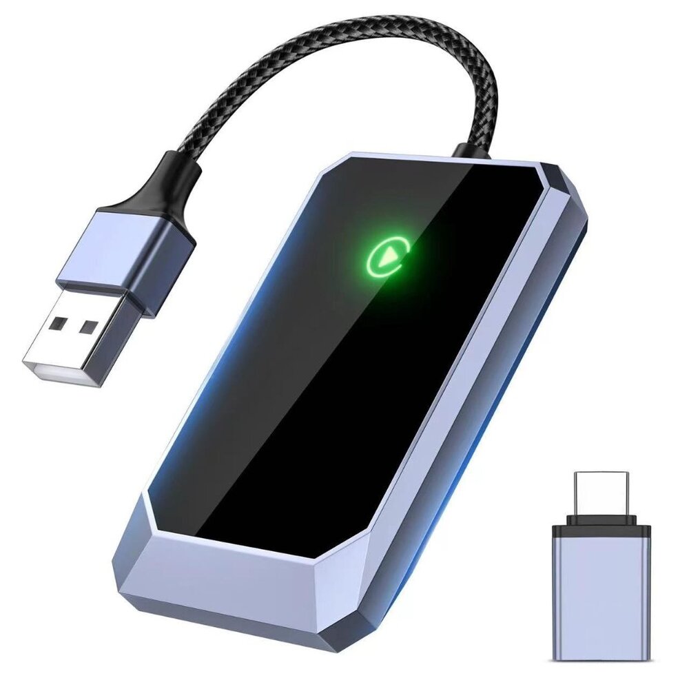 Wireless Carplay Adapter, Converts Wired to Wireless carplay Adapter for iPhone,